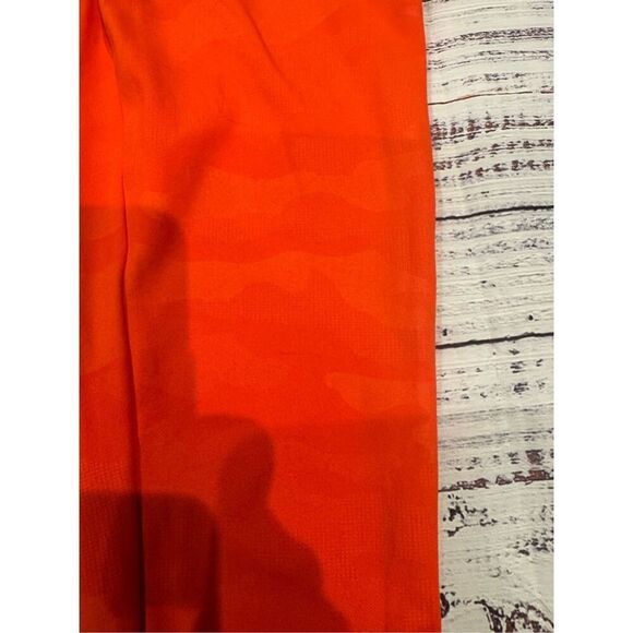 Celestial Bodiez Power 7/8th Leggings in Orange Fire Camo Tetra Print Size Small - Picture 5 of 10